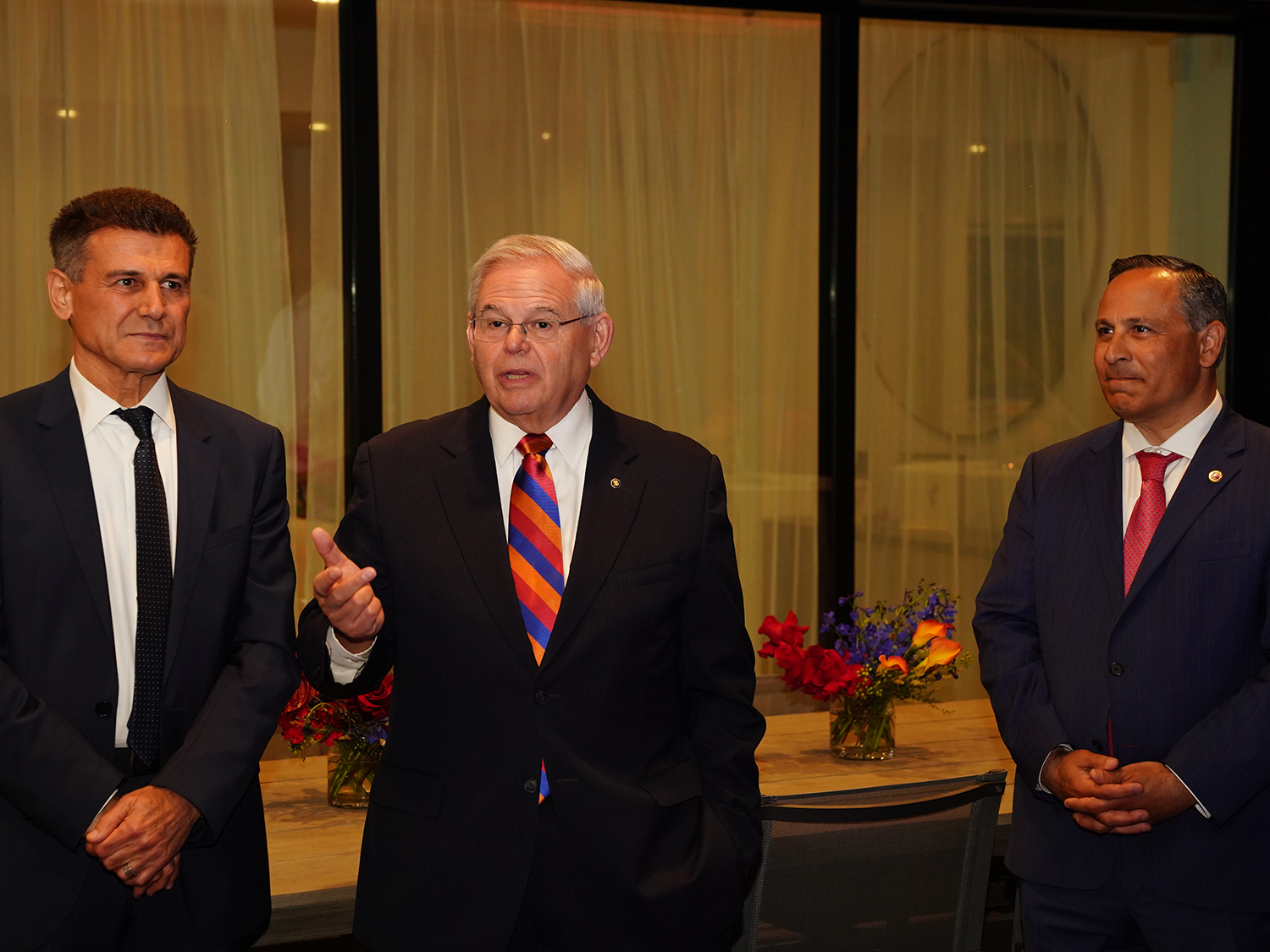 ANCA supporters salute US Senator Robert Menendez for bold pro-Artsakh leadership