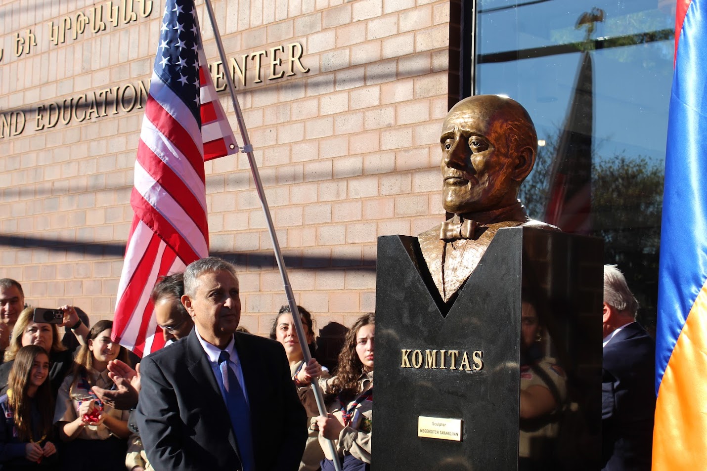 Unveiling the Komitas statue in Watertown