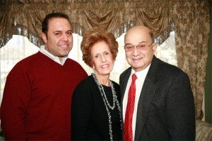 John Mahdessian with his parents