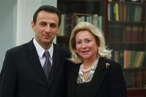 Ambassador Tatoul Markarian and Margaret Ahnert