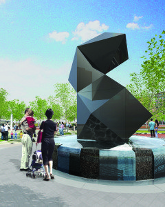 How the Armenian Heritage Park in Boston will look by Fall 2010.