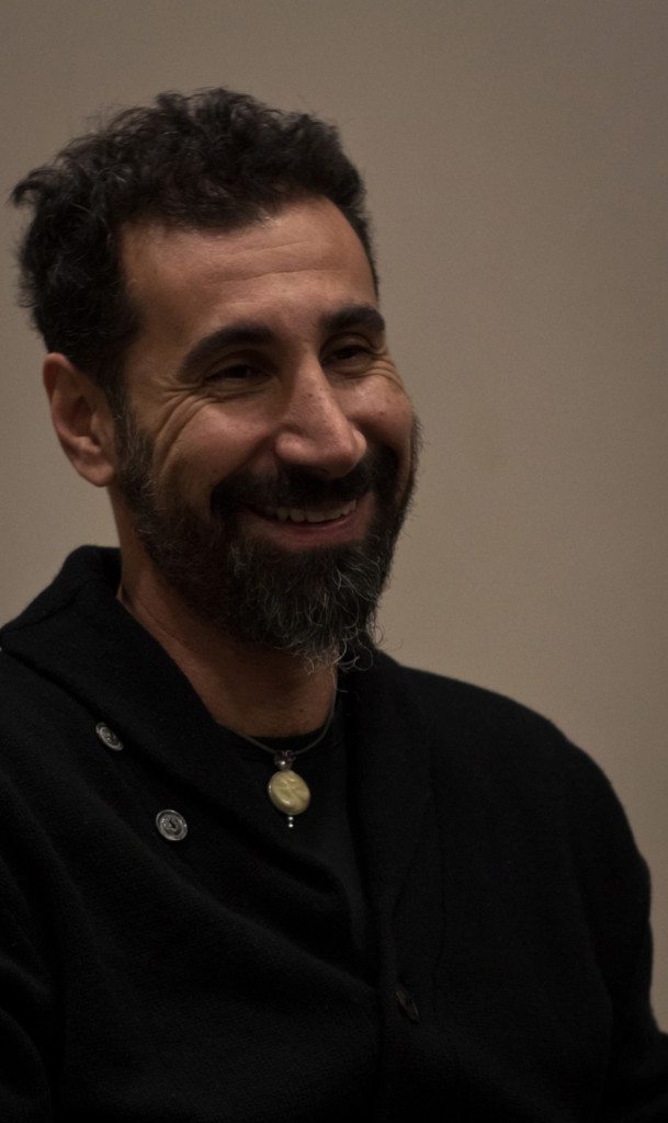 Tankian during a 2011 interview with the Armenian Weekly (Photo: Aaron Spagnolo)
