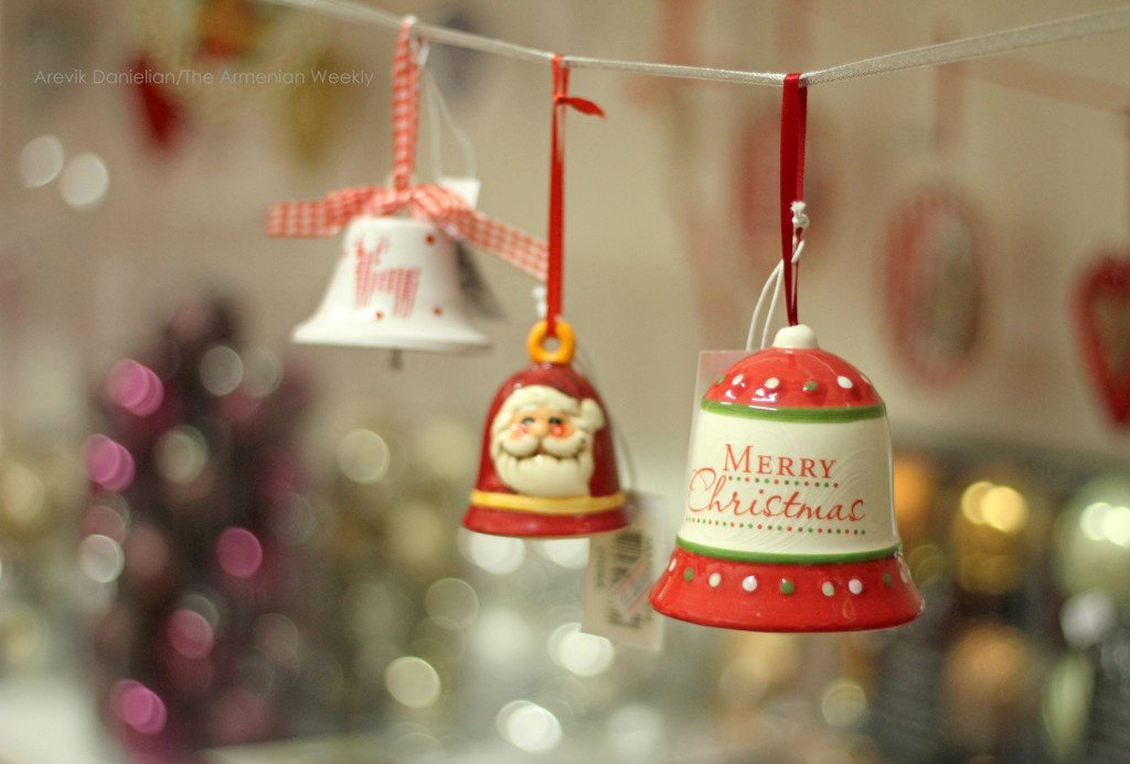 Christmas decorations in a store in Stepanakert (Photo by Arevik Danielian, The Armenian Weekly)