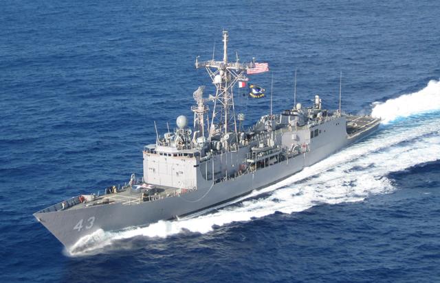 The USS Thach, one of two guided missile frigates that would have been transferred to Turkey, if H.R.6649 had passed.