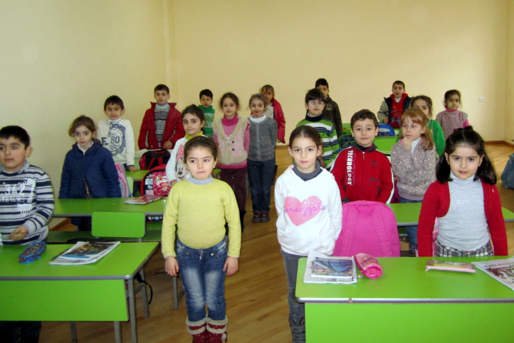 Operating since 2012, the Giligian School (grades 1 to 9) is situated in a wing of the Nar-Tos Number 14 School in Yerevan, and caters to Syrian-Armenian students. (Photo: the Armenian Weekly)