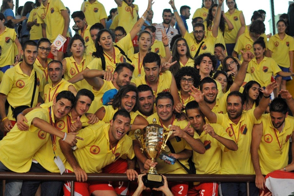Homenetmen of Lebanon won the overall title.