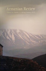 The Spring-Summer 2013 issue of the Armenian Review