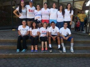 Top row: Adelaida Balagyozyan, Talene Sagherian (co-president), Katarena Nalbandian, Diana Krmzian, Meg Babikian, Natalie Ourfalian, and Nairi Krafian (co-president). Bottom Row: Nicole Keikian, Meghri DerVartanian, Ani Hackett, Daron Hamparian, and Vrej Ashjian