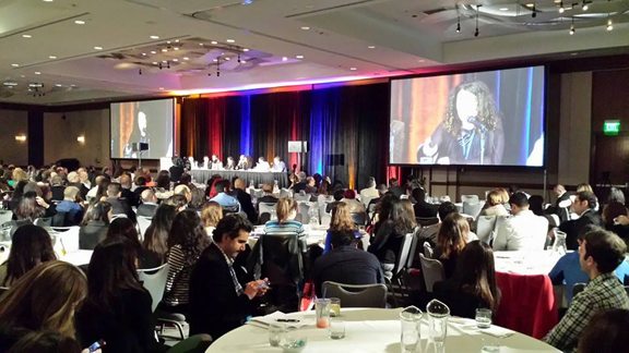 A scene from the Grassroots Conference