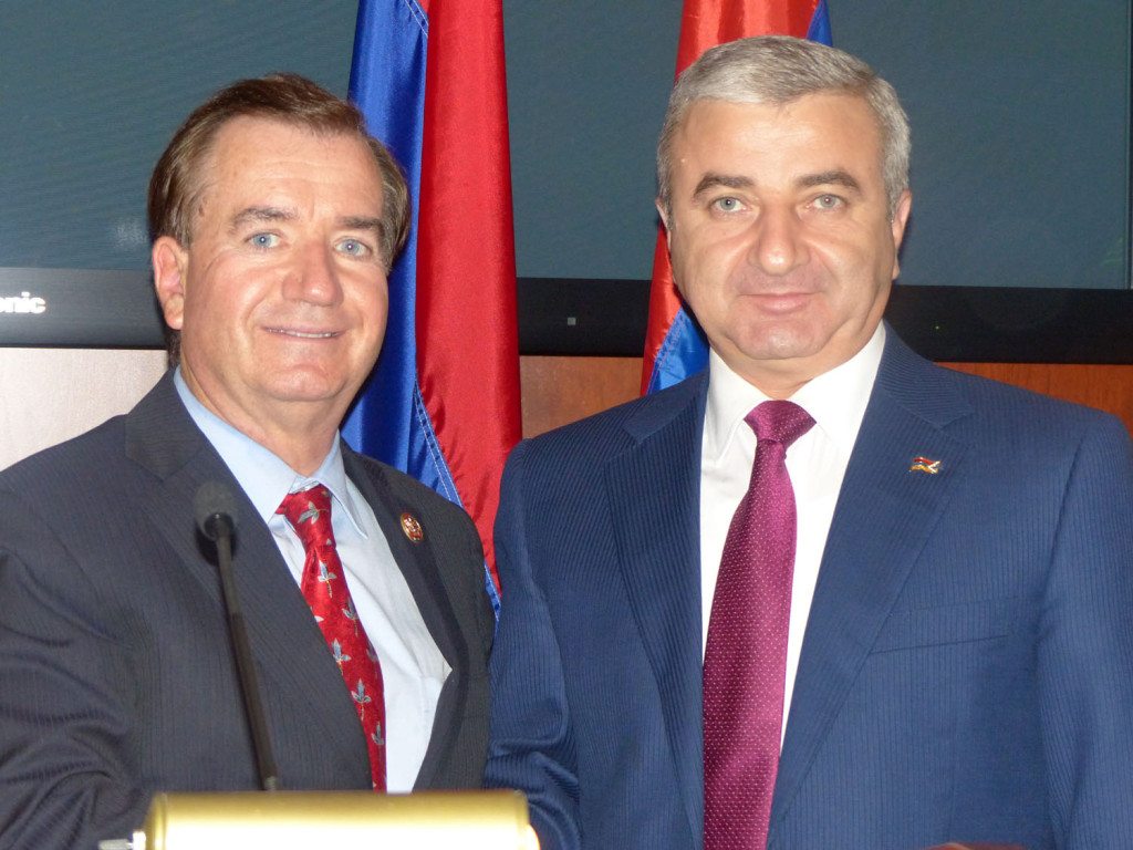 (L-R) Chairman Royce and Speaker Ghoulian
