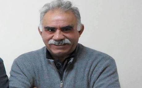 A recently released photo of Ocalan
