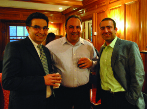 George Basharians, Josh Tevekelian, and Raffi Varjabedian (Photo by Tamar Kanarian)