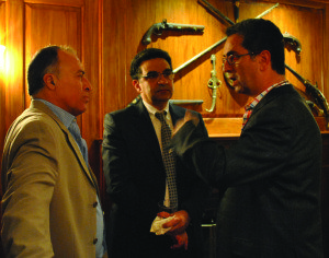 Jano Avedissian, George Basharians, and Raffi Festekjian (Photo by Tamar Kanarian)