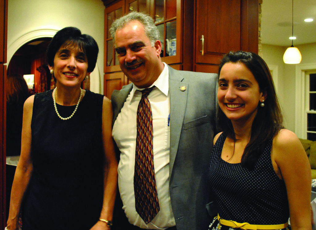 Linda, Steve, and Anais Kechechian (Photo by Tamar Kanarian)