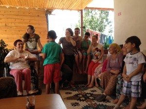 The Hamshentsi family that hosted us