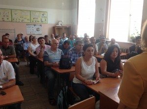 The participants in the trip attend Armenian language and history classes.