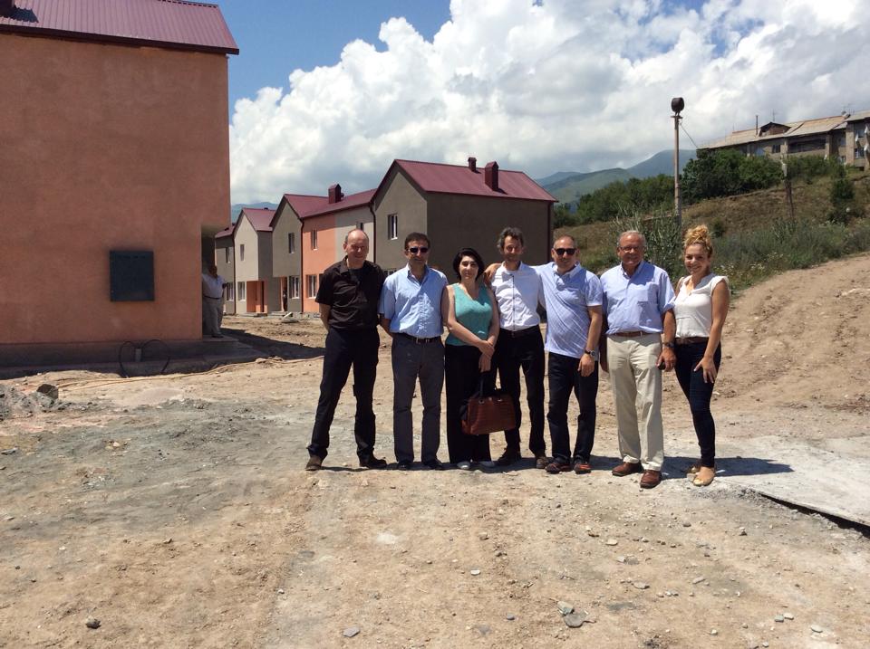 Feasibility field work with Dutch social housing experts in Dilijan, Armenia, along with Dziunik Aghajanian, the ambassador of Armenia in the Netherlands