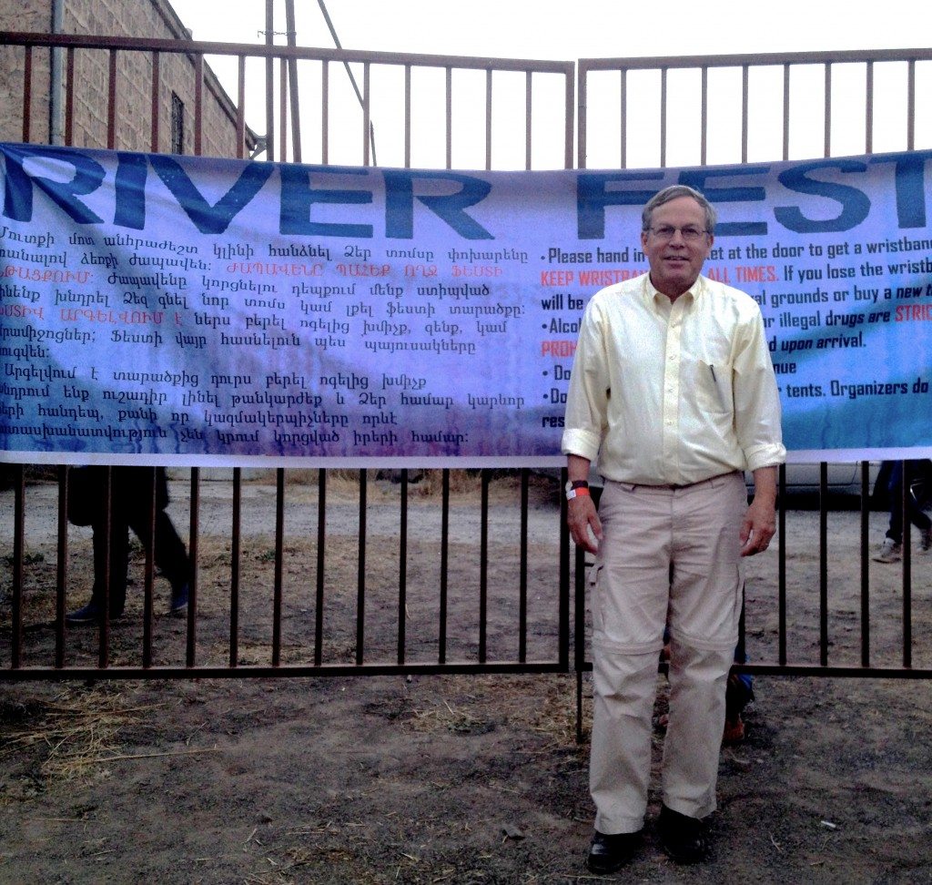 River Fest was a highly anticipated event in Armenia’s urban scene and attracted a wide range of people, including U.S. Ambassador John Heffern.