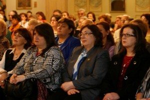 Members of the Greater Boston community gathered to hear Archbishop Sarkissian's message.