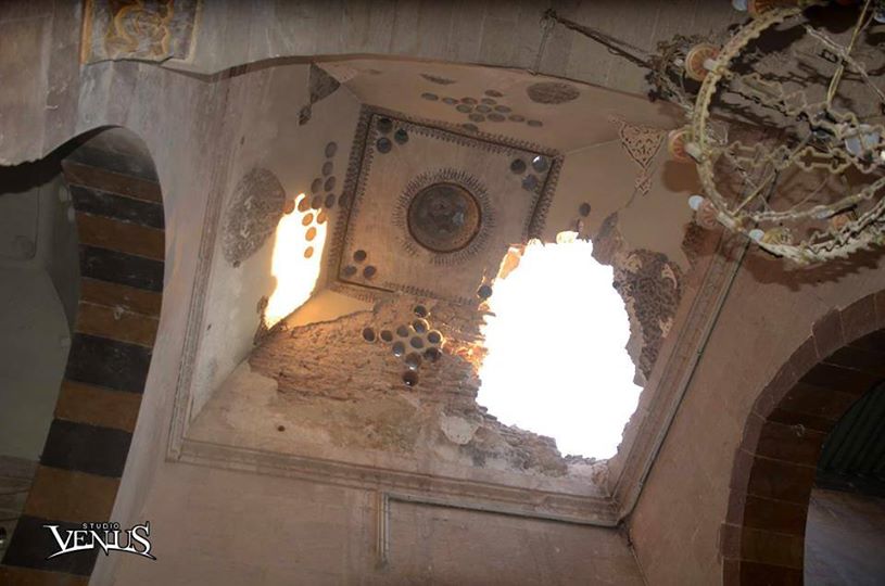 Terrorists reportedly bombed the Armenian Catholic Cathedral Our Lady of Pity on Feb. 9.