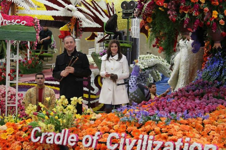The "Cradle of Civilization" (photo courtesy of Armenian American Rose Float Association)