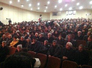 Hundreds gathered for the commemoration event. (Photo by Gulisor Akkum)