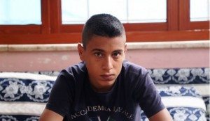 Othman, 15, has spent over 11 months under house arrest on suspicion of throwing stones. He was arrested when he was 14 years old. His father told DCI that the interrogators were physically violent, and threatened to rape his son. (Photo: DCI Palestine)