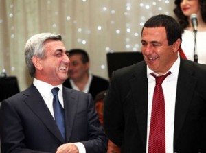 President Sarkisian and Gagik Tsarukyan (Photo: Slaq.am)