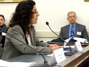 ANCA Government Affairs Director Kate Nahapetian testifies before the U.S. House Foreign Aid Panel