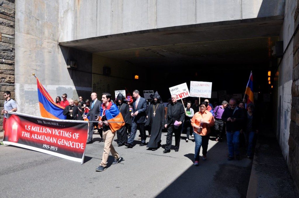 A scene from the march (photo: George Aghjayan)