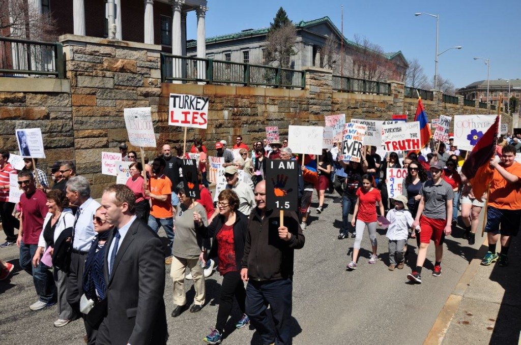 A scene from the march (photo: George Aghjayan)