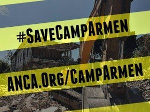 The Armenian National Committee of America (ANCA) started an action alert to urge Congress to support swift U.S. action against Turkey's destruction of Camp Armen.