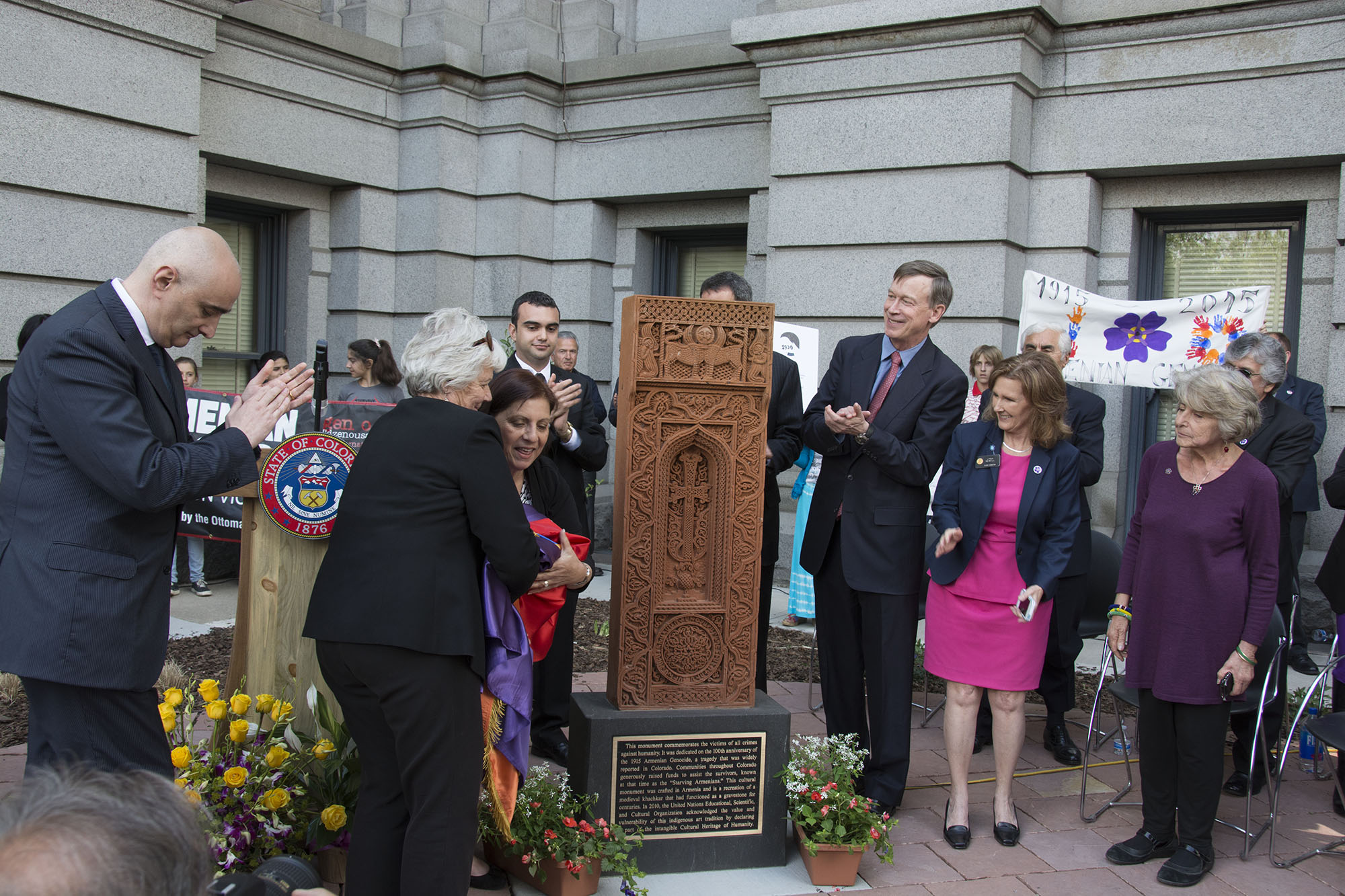 Khachkar has been unveiled – Photo by Kevo Hedeshian