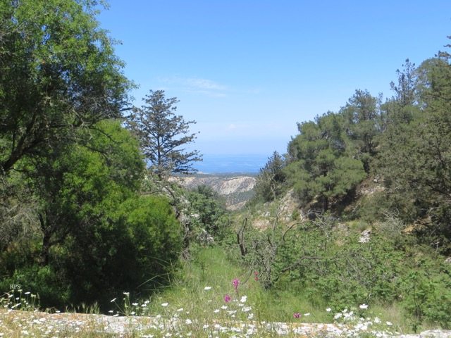The view from Magaravank across the Mediterranean and far into Turkey – May 2015