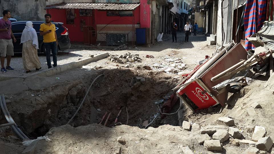 A part of the destruction in Diyabakir (Photo: Dara Melike Günal)
