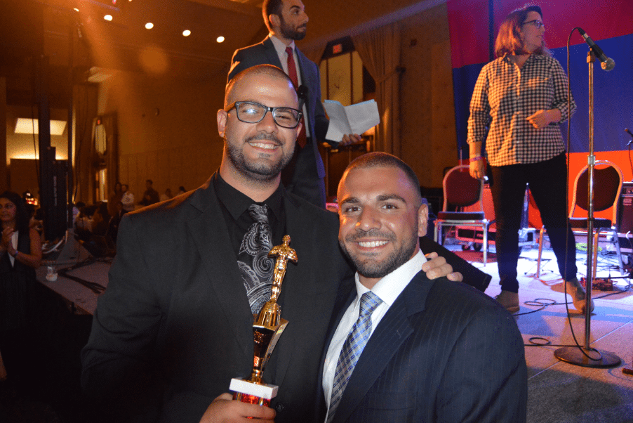 Ernest Nahigian Sportsmanship Award Winners (L-R) Megerdich Kassabian (NO AND), Raffi Sarajian (NJ)