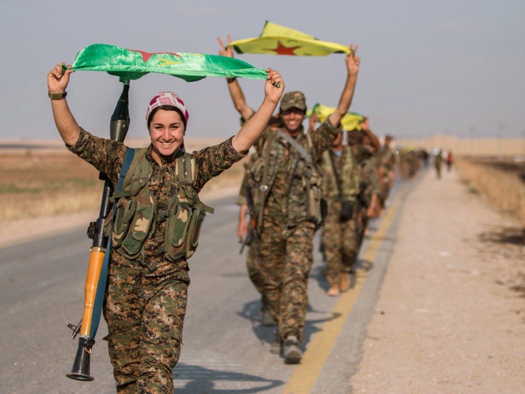 The Kurds are carving out a new type of entity in northern Syria. 