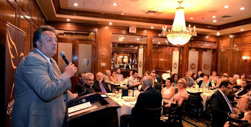 Dr. Noubar Afeyan addressing the participants (Photo: Neshan H. Naltchayan)