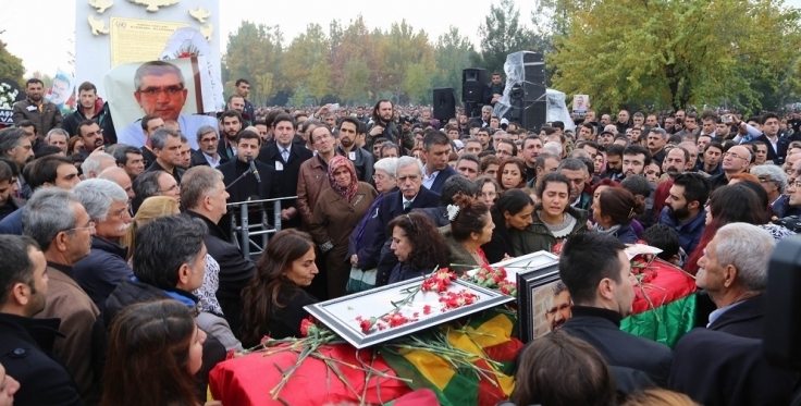 A scene from Elci's funeral (Photo: bestanews.com)