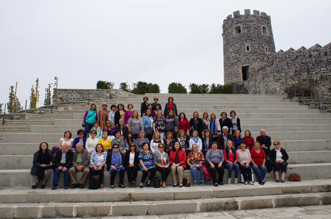 The group visits historic sites in Javakhk