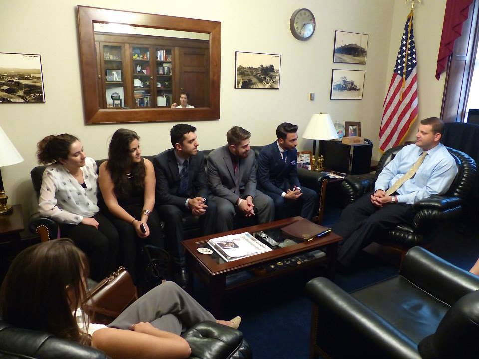 2015 Leo Sarkisian Interns with Representative David Valadao