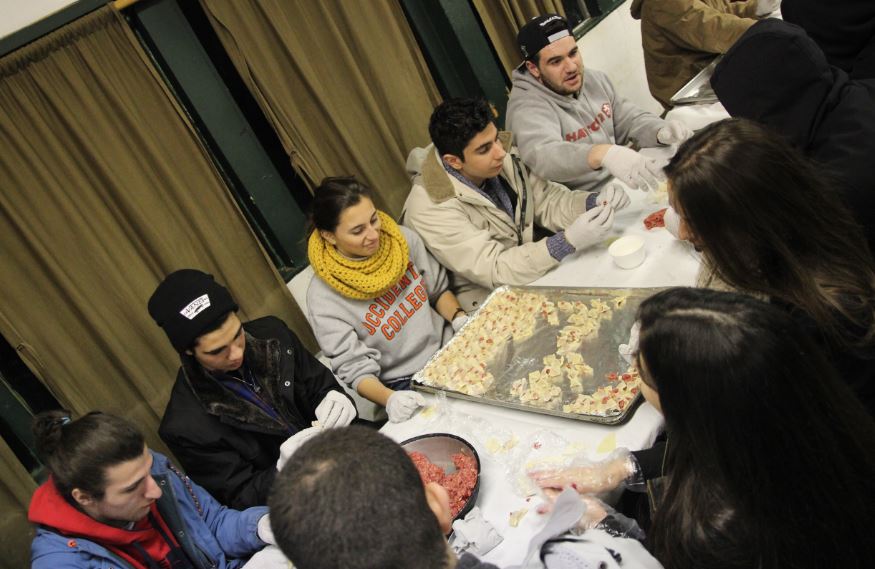 conversations were spurred by interactive discussions, presentations, icebreakers, and even meals, which were all ensured to be traditionally Armenian and prepared solely by students.