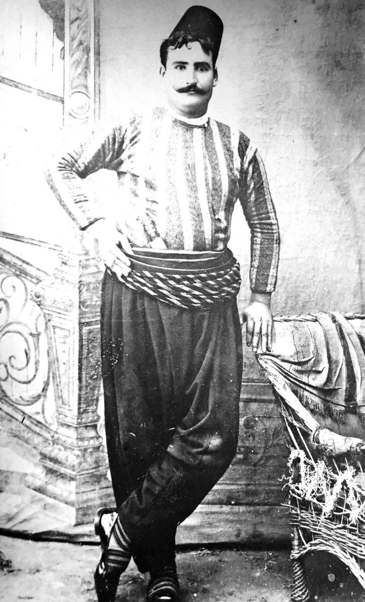 Missak Sarkisian, one of the Armenians who was publicly hanged. Missak, 28, was a butcher who was well known for his beautiful voice (Photo: Mekhitarist Order, San Lassaro, Venice, Italy)