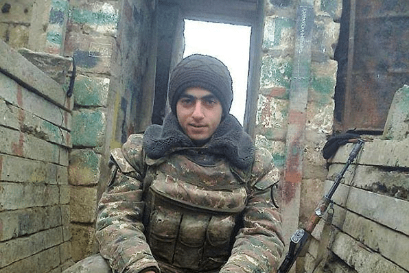 Nineteen-year-old NKR serviceman Aramayis Voskanian 