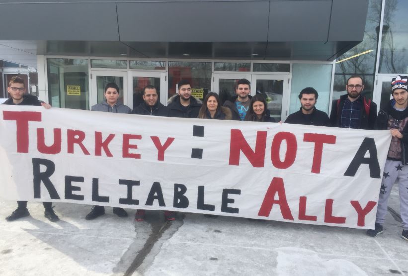 On March 5, members of AYF Canada, in collaboration with the Armen Karo Student Association and the Armenian Students’ Association at Carleton University, organized a walk-out during a two-day conference on Turkish-Canadian relations