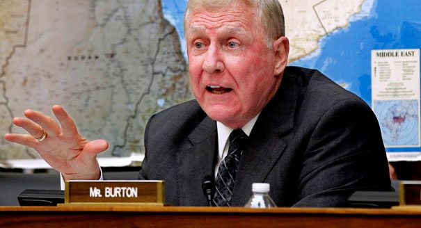 Former Congressman Dan Burton (R) of Indiana (Photo: politico.com)