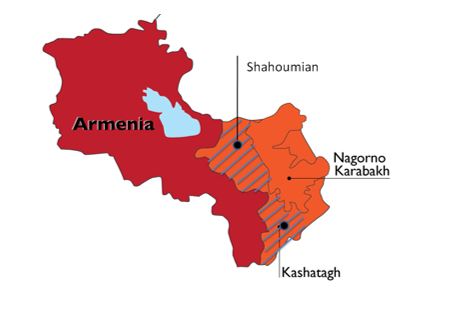 The Kashatagh and Shahoumyan regions of NKR have a strategic importance