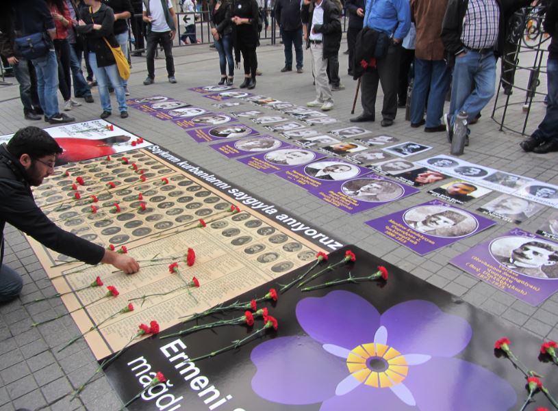 A scene from the commemoration (Photo: Armen Marsoobian)