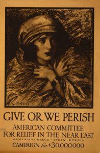 A poster by the American Committee for Relief in the Near East