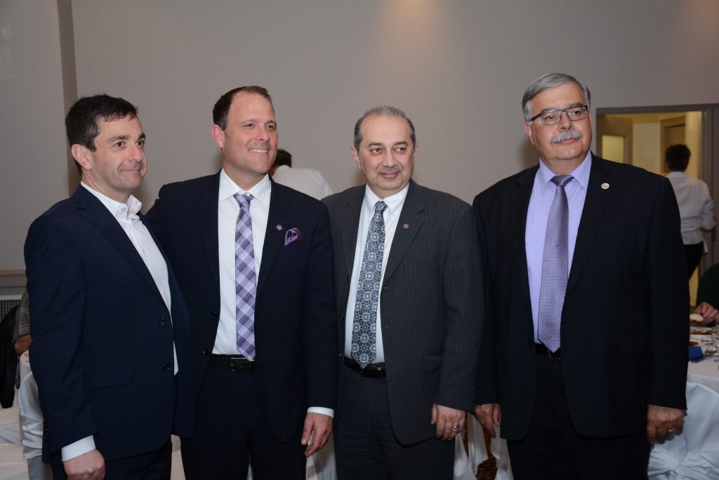 Representatives of the ARF Bureau and Central Committee of Canada with Ambassador Yeganian and Mayor Walter Sendzik